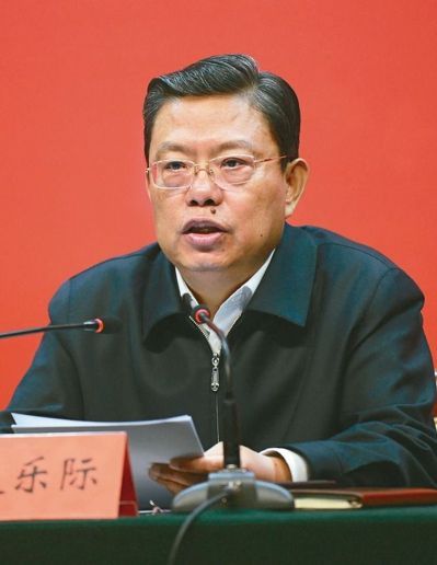 中組部長趙樂際。 本報資料照片